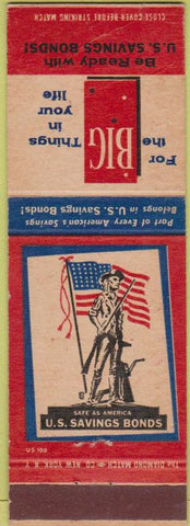 Matchbook Cover - US Savings Bonds WEAR