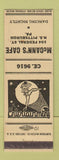 Matchbook Cover - McCann's Cafe Pittsburgh PA girlie