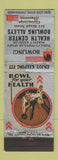 Matchbook Cover - Health Center Bowling Alleys Chattanooga TN WEAR