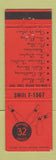 Matchbook Cover - Parkway Lanes Bowling Broomall Flourtown King of Prussia PA