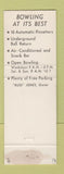 Matchbook Cover - Arvada Lanes Bowling Colorado Kangaroo WEAR