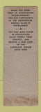 Matchbook Cover - Bowlodrome Bowling Cleveland OH