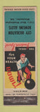 Matchbook Cover - City Recreation Bowling Winchester IN WEAR