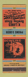Matchbook Cover - K Lanes Bowling Alleys South Bend IN Girlie WEAR