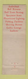 Matchbook Cover - Log Cabin Bowling Detroit MI WEAR