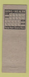 Matchbook Cover - Wayside Bowling Bar Brunswick Detroit? MI