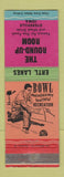 Matchbook Cover - Round Up Room Bowling Dyersville IA