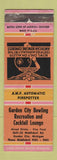 Matchbook Cover - Garden City Bowling ABC Garden City MI WEAR