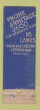 Matchbook Cover - Stack & Ryan Bowling Chicago IL WEAR