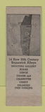 Matchbook Cover - 20th Century Bowling Academy York PA