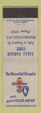 Matchbook Cover - Falls Garage Plymouth Chrysler  Niagara Falls NY