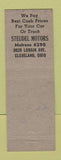 Matchbook Cover - Steudel Motors Dodge Plymouth Cleveland OH