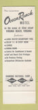 Matchbook Cover - Motel Ocean Ranch Virginia Beach VA SAMPLE