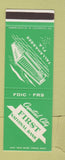 Matchbook Cover - Capital City First National Bank Tallahassee FL SAMPLE