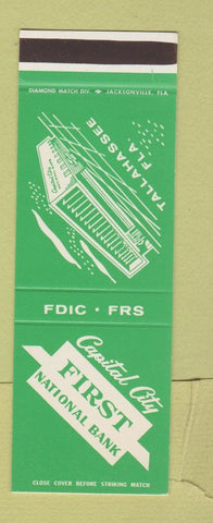 Matchbook Cover - Capital City First National Bank Tallahassee FL SAMPLE