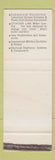 Matchbook Cover - Cutler Hammer Control SAMPLE