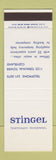 Matchbook Cover - Stingel Temporary Personnel Cleveland OH SAMPLE