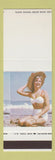 Matchbook Cover - Diamond Match Pinup blank MISCUT SAMPLE