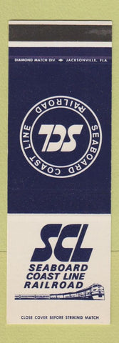 Matchbook Cover - Seaboard Coast Line Railroad SAMPLE