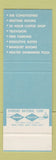Matchbook Cover - Up Towner Inns  SAMPLE