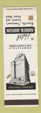 Matchbook Cover - Hotel Andrew Johnson Knoxville TN SAMPLE
