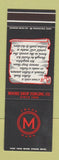 Matchbook Cover - Moore Drop Forging SAMPLE