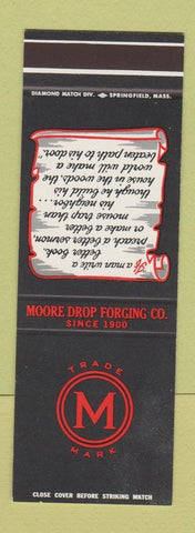 Matchbook Cover - Moore Drop Forging SAMPLE