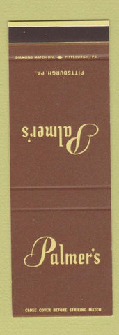 Matchbook Cover - Palmer's restaurant Pittsburgh PA SAMPLE