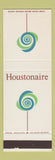 Matchbook Cover - Houstonaire Motor Inn Houston TX SAMPLE