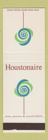 Matchbook Cover - Houstonaire Motor Inn Houston TX SAMPLE