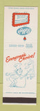 Matchbook Cover - Robby's Pancake House Lakeland Clearwater FL SAMPLE