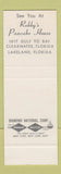 Matchbook Cover - Robby's Pancake House Lakeland Clearwater FL SAMPLE