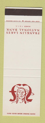 Matchbook Cover - Franklin Lakes National Bank  SAMPLE