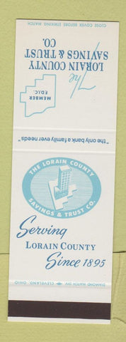 Matchbook Cover - Lorain County Savings Trust OH SAMPLE