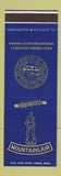 Matchbook Cover - Mountainlair West Virginia University Morgantown WV SAMPLE