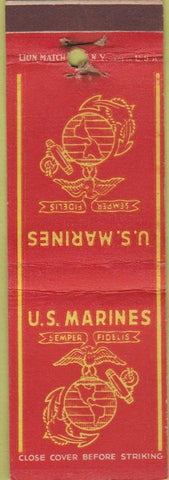 Matchbook Cover - US Marines