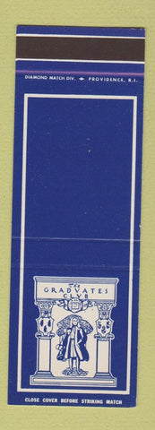 Matchbook Cover - Graduates Club SAMPLE