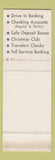 Matchbook Cover - Springfield Commercial Bank FL SAMPLE
