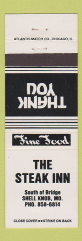 Matchbook Cover - The Steak Inn Shell Knob MO