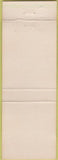 Matchbook Cover - Oakland Army Base? NCO Snack Bar green