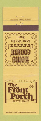 Matchbook Cover - The Front Porch Restaurant Holiday Inn Grenada MS