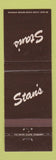 Matchbook Cover - Stan's Restaurant Fort Lauderdale FL WEAR