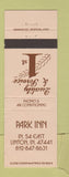 Matchbook Cover - Park Inn Linton IN