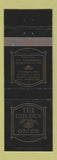 Matchbook Cover - Golden Onion Independence MO WEAR