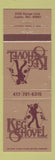 Matchbook Cover - Keg and Shovel Joplin MO WEAR