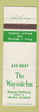 Matchbook Cover - The Wayside Inn Smyrna DE