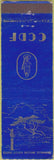 Matchbook Cover - Military CCDF WEAR