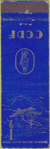 Matchbook Cover - Military CCDF WEAR