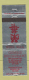 Matchbook Cover - Wing Wah Chinese Restaurant Wilmington Newark DE WEAR