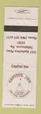 Matchbook Cover - Capitol Inn Tallahassee FL